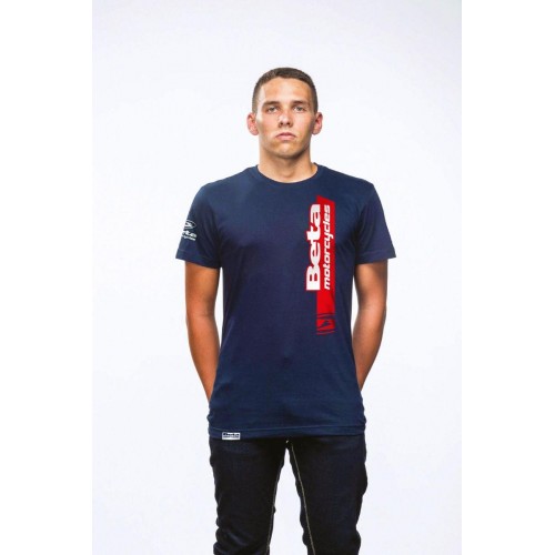 T-SHIRT BLUE RED STRIPE