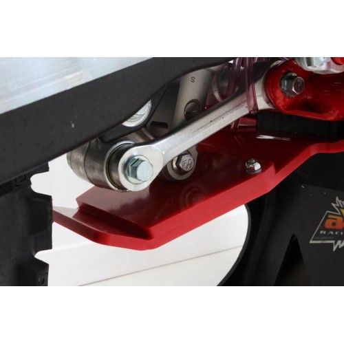 AXP XTREM HDPE SKID PLATE RED 250/300RR 20-22