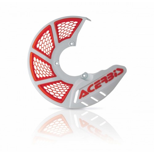 X-BRAKE 2.0 FRONT DISC COVER WHITE/RED